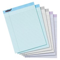 TOPS PRISM PLUS COLORED LEGAL PAD LETTER ASSORTED 6X